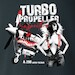 T-Shirt with pin-up TURBO PROPELLER plane A-29B Super Tucano 